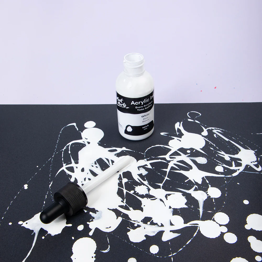 Acrylic Ink Premium 50mL (1.69 US fl.oz) – White - Image 9