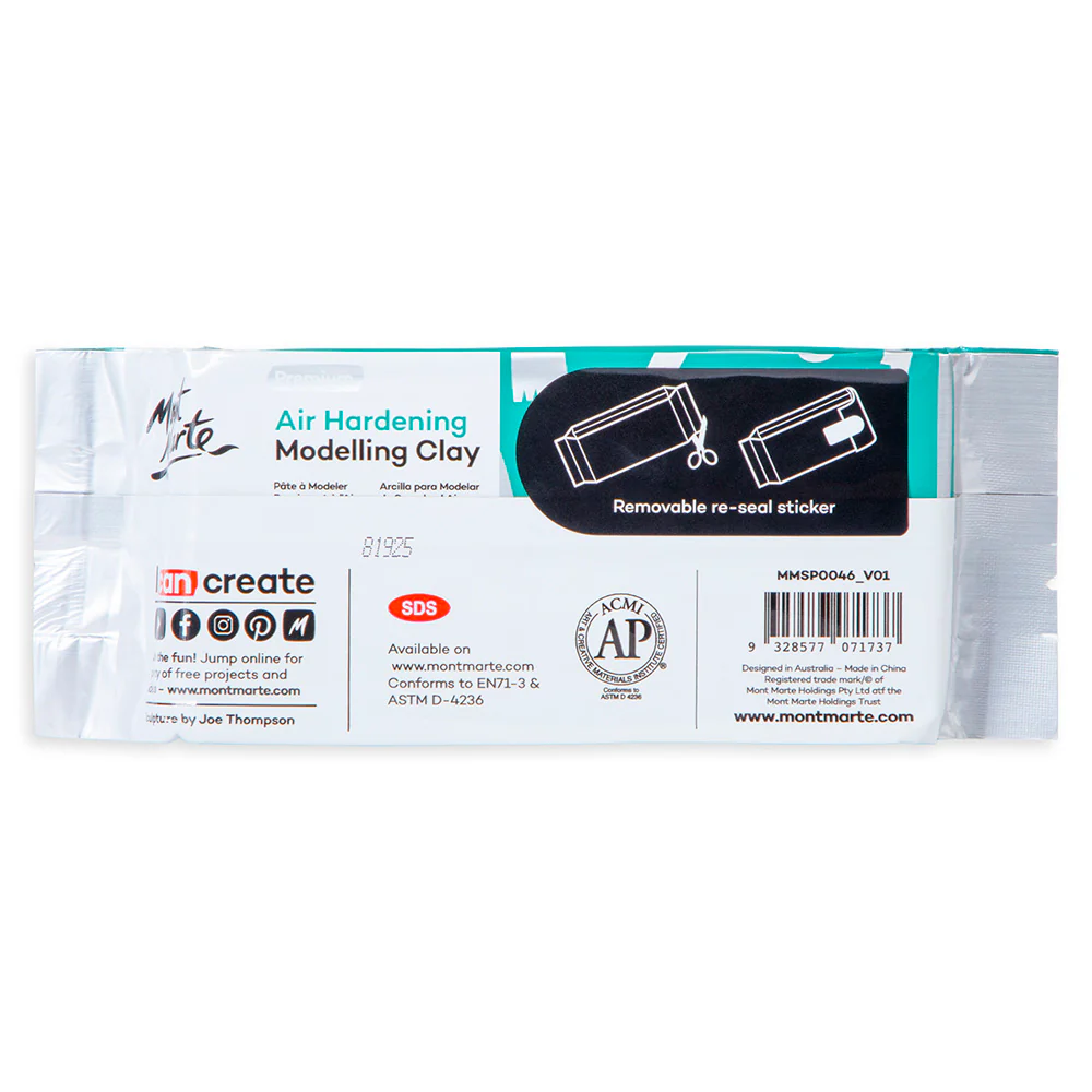 Air Hardening Modelling Clay Premium 500g (1.1lb) - Granite - Image 4