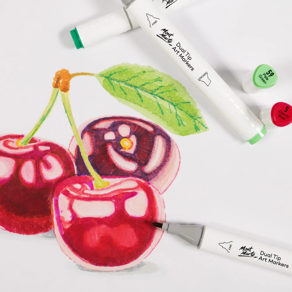 Dual Tip Art Marker Premium - Burnt Sienna E5 - Image 4
