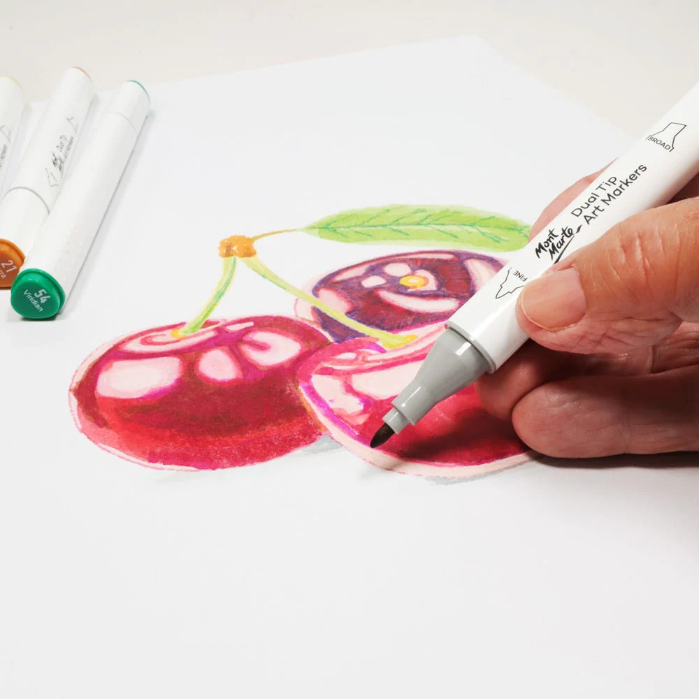 Dual Tip Art Marker Premium - Umber E6 - Image 5