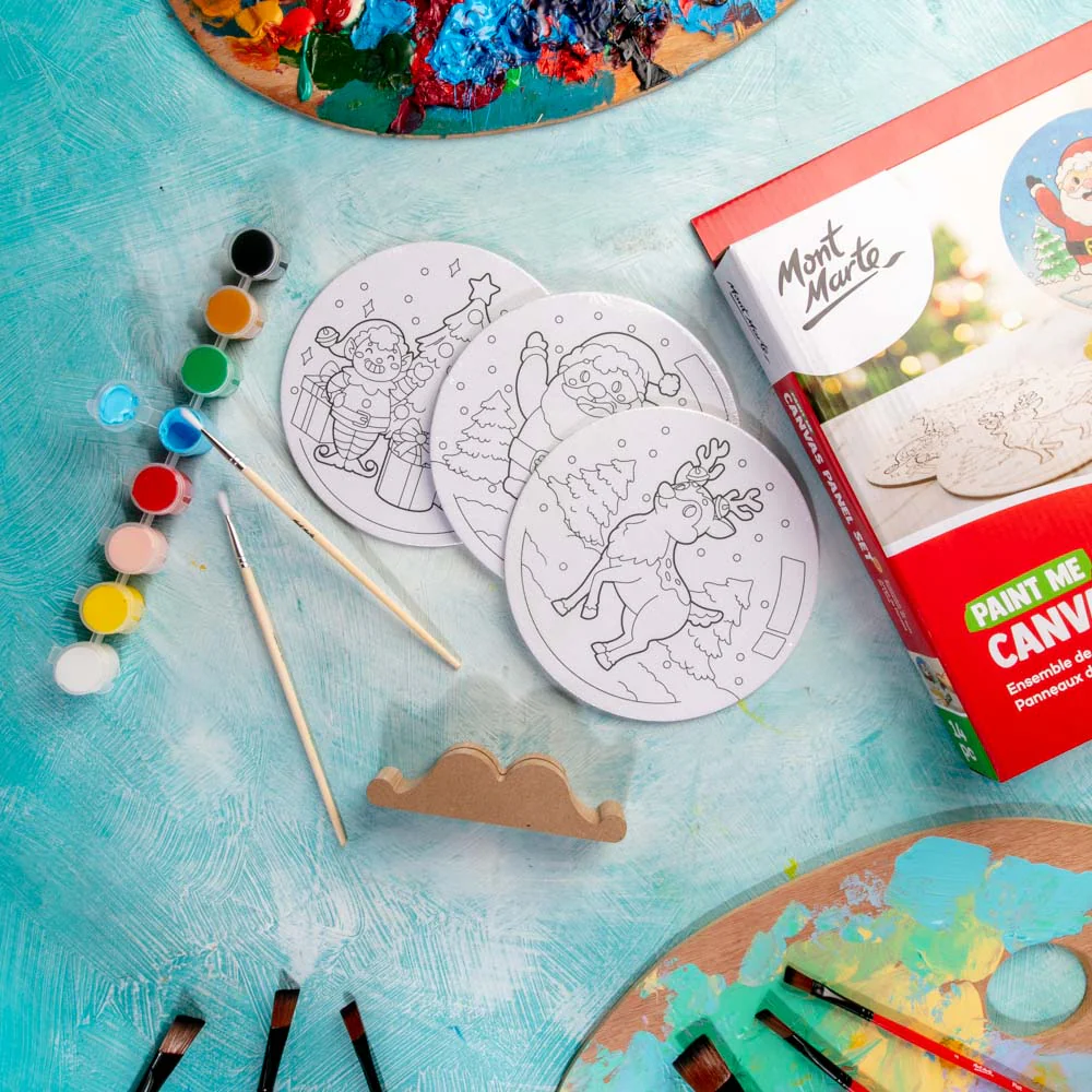 Paint Me Canvas Panel Set 14pc - Christmas - Image 10