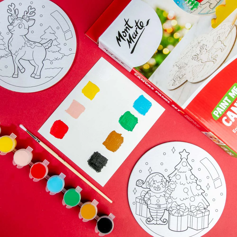 Paint Me Canvas Panel Set 14pc - Christmas - Image 6