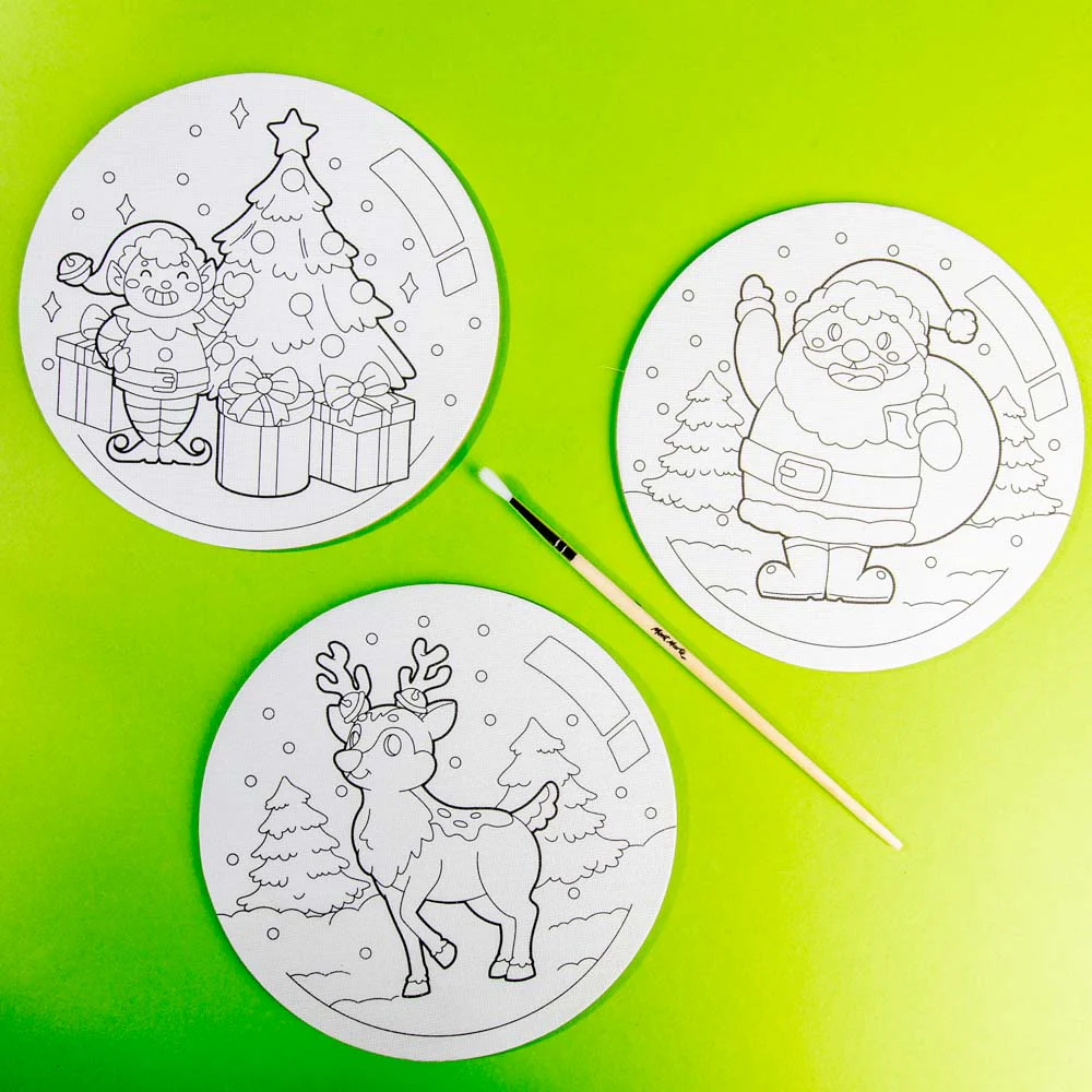 Paint Me Canvas Panel Set 14pc - Christmas - Image 7