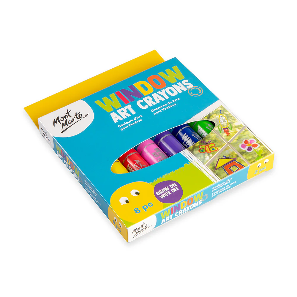 Window Art Crayons 8pc - Image 3
