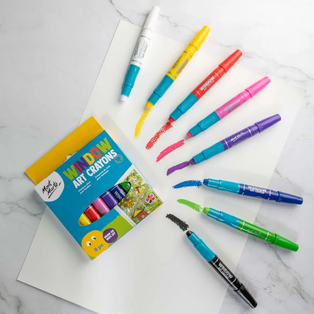 Window Art Crayons 8pc - Image 6