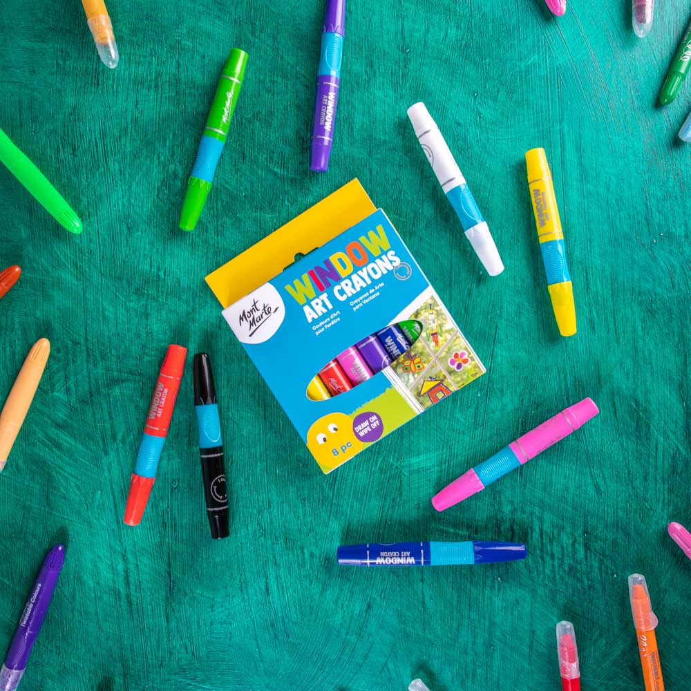 Window Art Crayons 8pc - Image 7