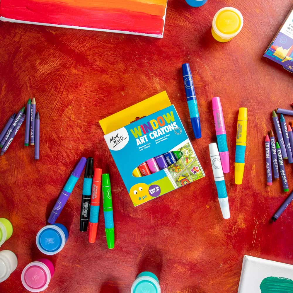 Window Art Crayons 8pc - Image 8