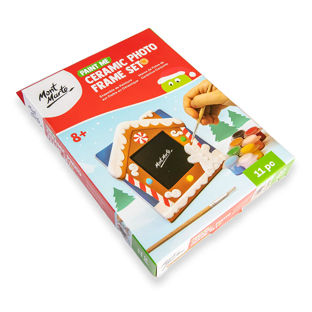 Paint Me Ceramic Photo Frame Set 11pc - Gingerbread - Image 3