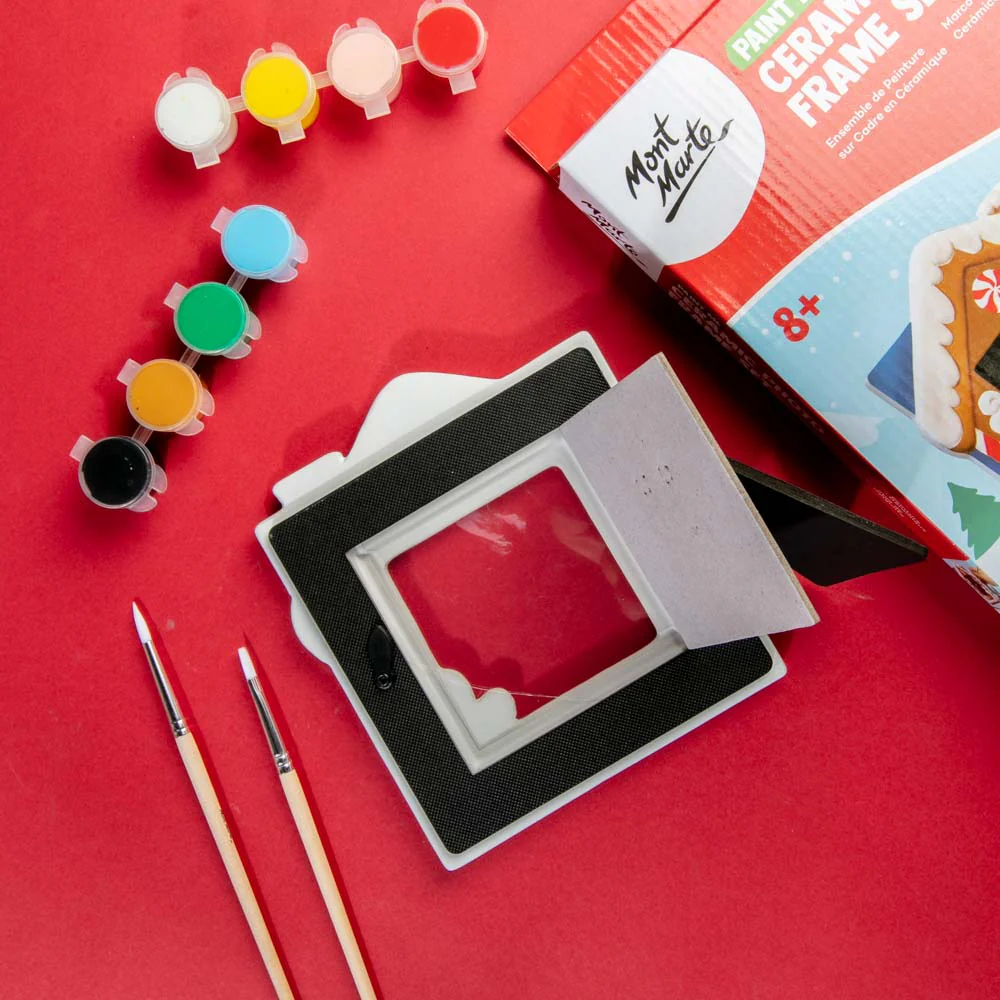 Paint Me Ceramic Photo Frame Set 11pc - Gingerbread - Image 7