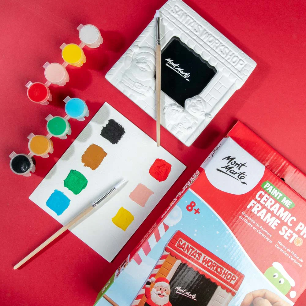 Paint Me Ceramic Photo Frame Set 11pc - Santa's Workshop - Image 5