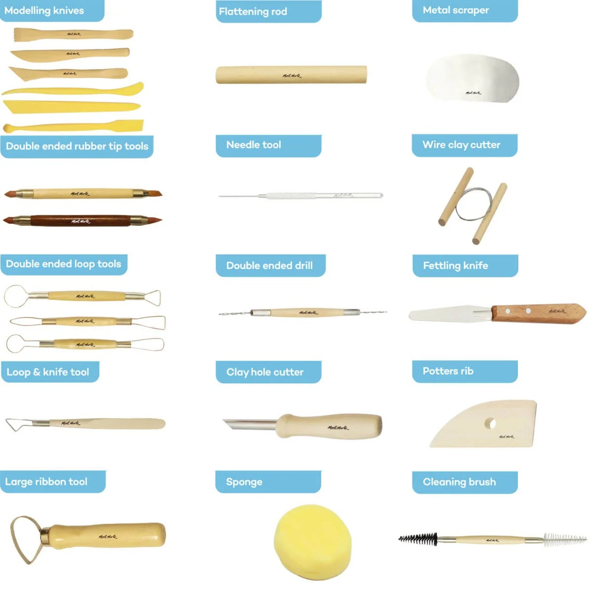 Pottery Tool Set Signature 23pc - Image 9