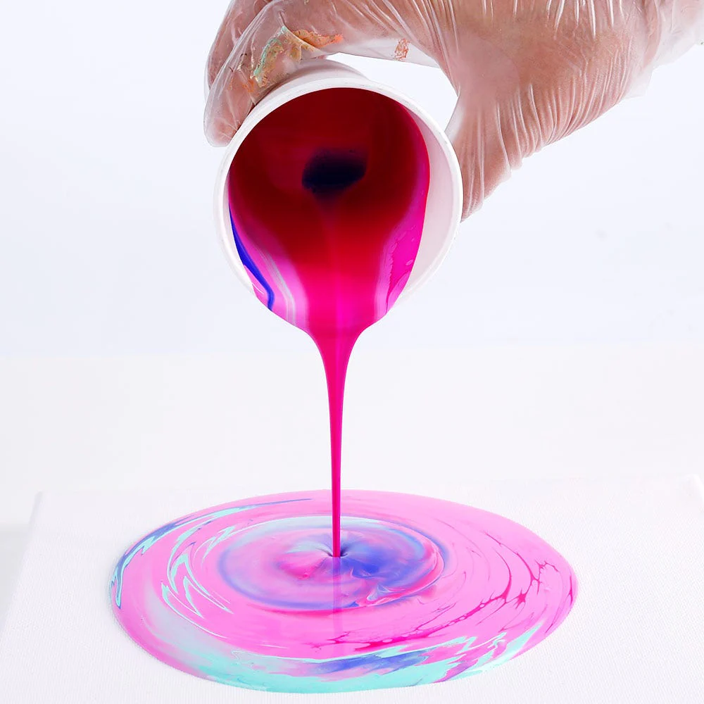 Pouring Acrylic Paint Set Premium 4pc x 60ml (2 US fl.oz) -  Aurora - Image 3