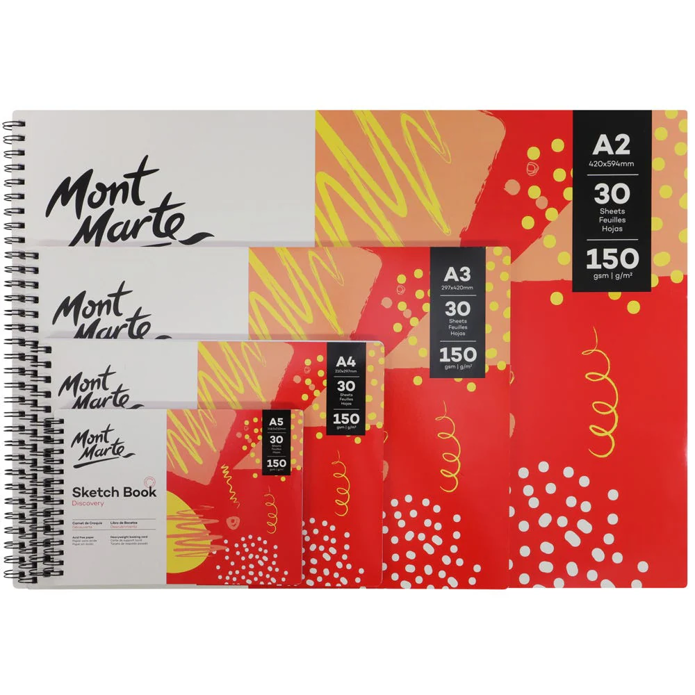 Sketch Book Discovery A4 (8.3 x 11.7in) 30 Sheets 150gsm - Image 7