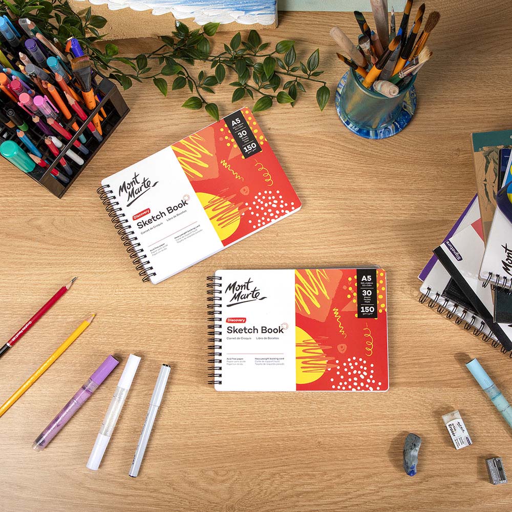Sketch Book Discovery A5 (5.8 x 8.3in) 30 Sheets 150gsm - Image 8