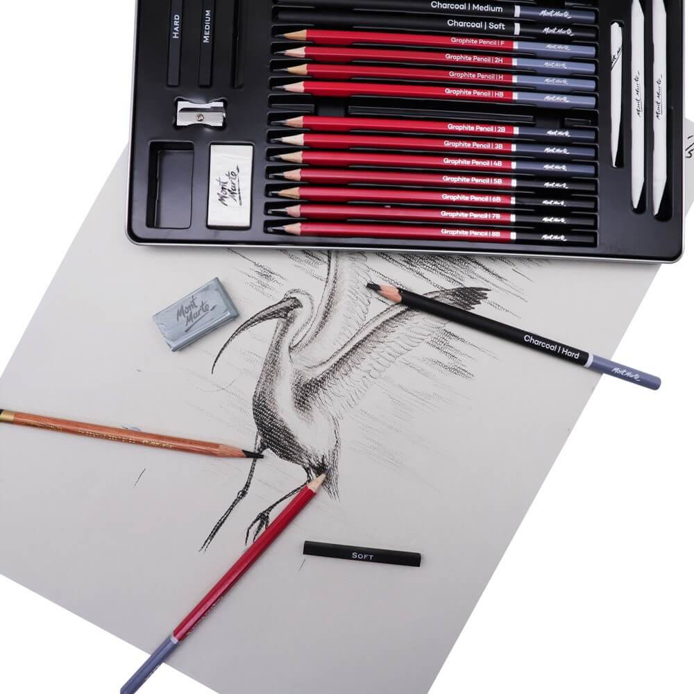 Sketching Tin Set Signature 27pc - Image 4