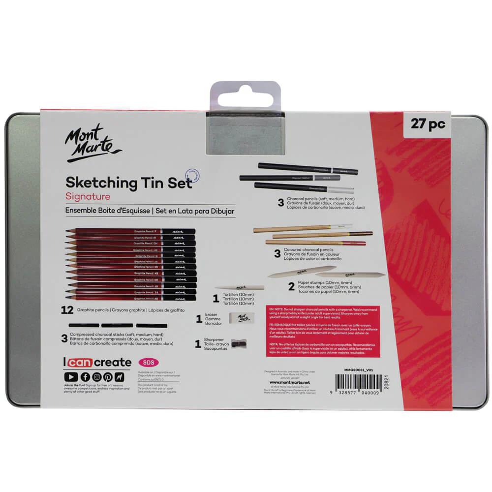 Sketching Tin Set Signature 27pc - Image 5