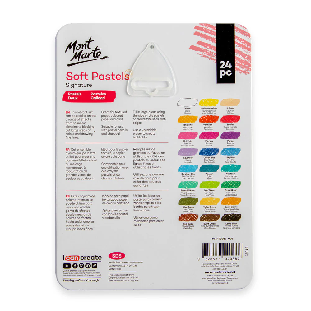 Soft Pastels in Tin Box Signature 24pc - Image 4
