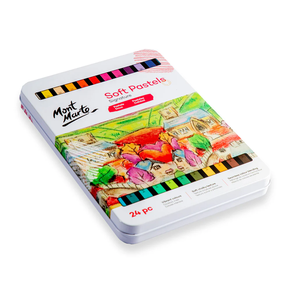 Soft Pastels in Tin Box Signature 24pc - Image 5