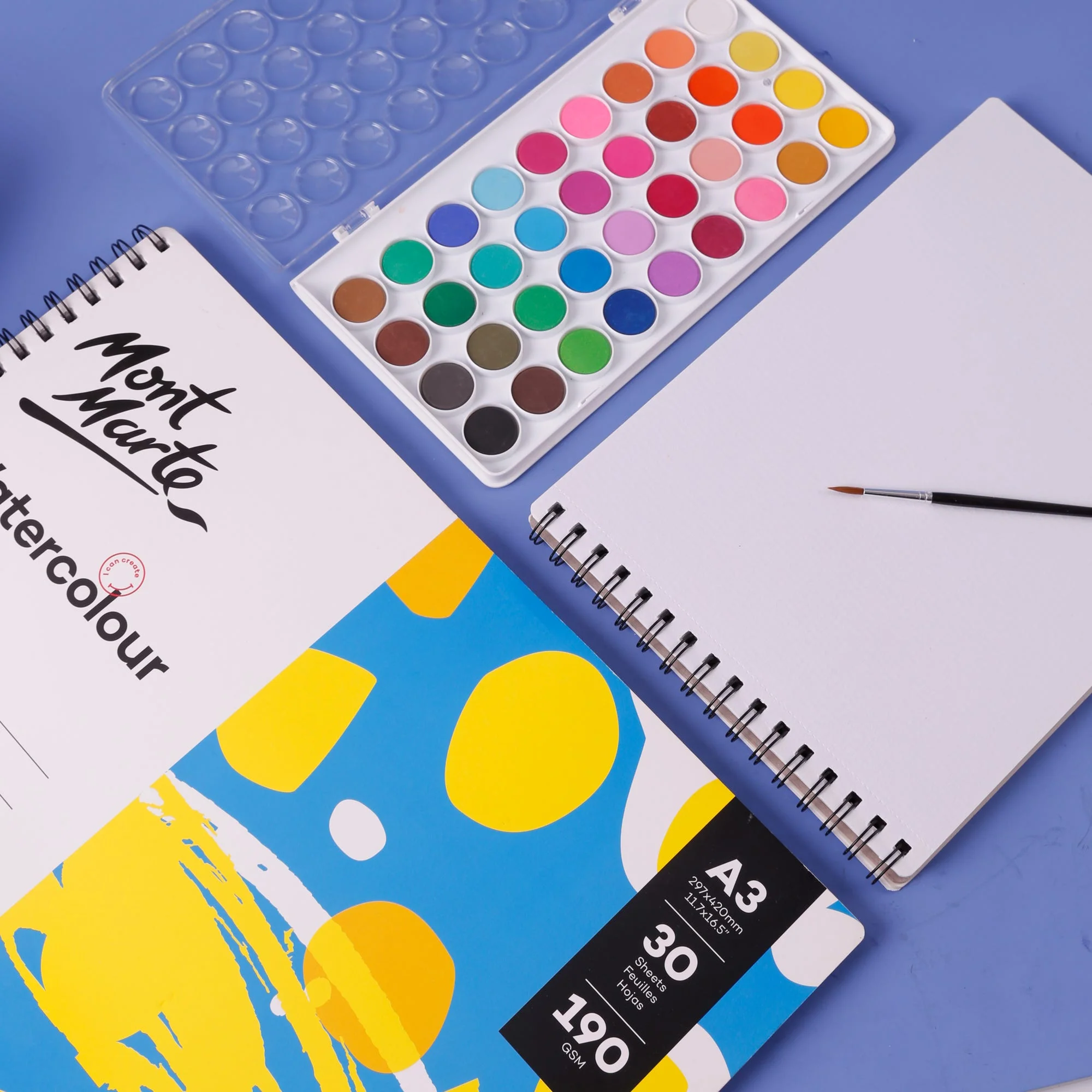 Watercolour Book Discovery A4 (8.3 x 11.7in) 30 Sheets 190gsm - Image 4