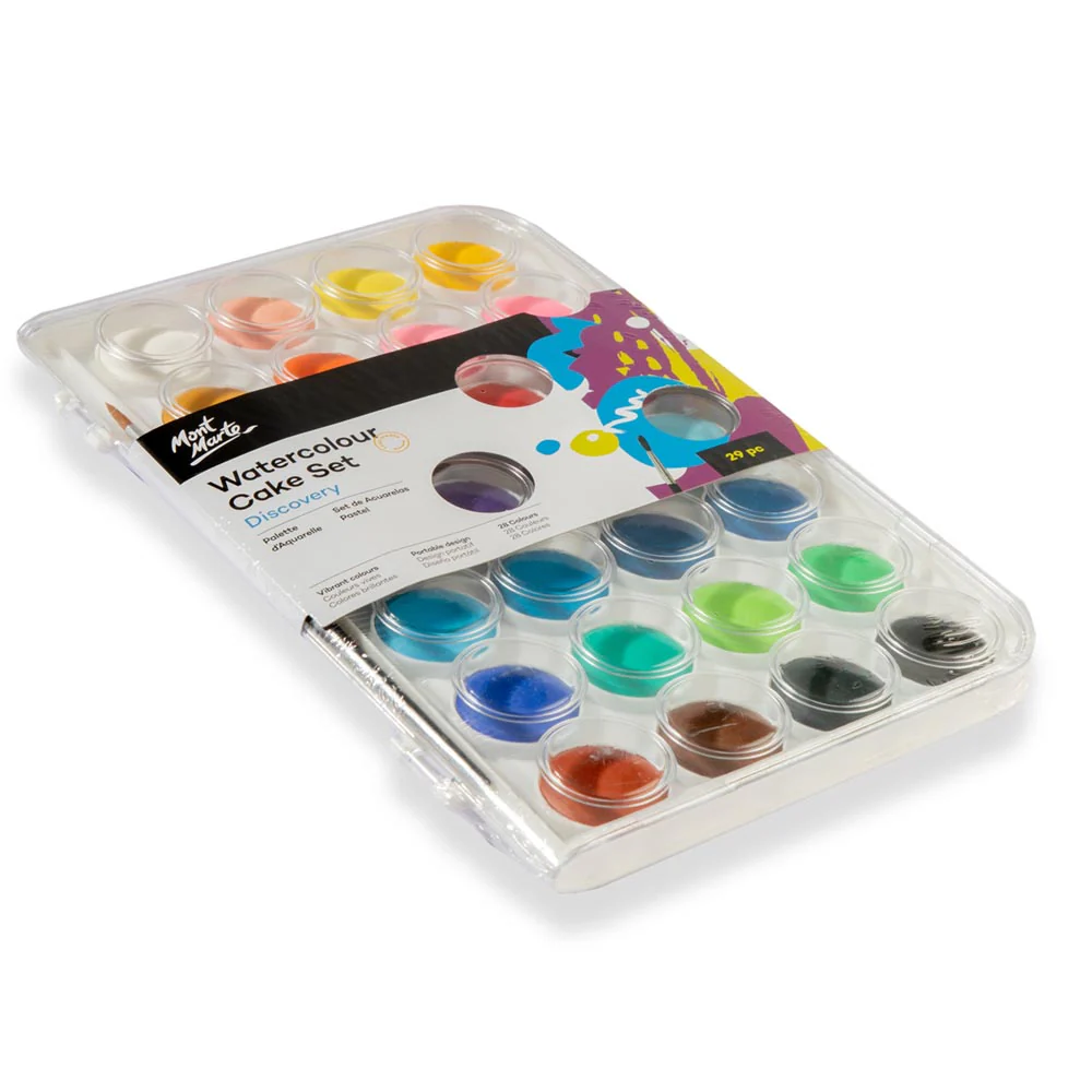 Watercolour Cake Set Discovery 29pc - Image 4