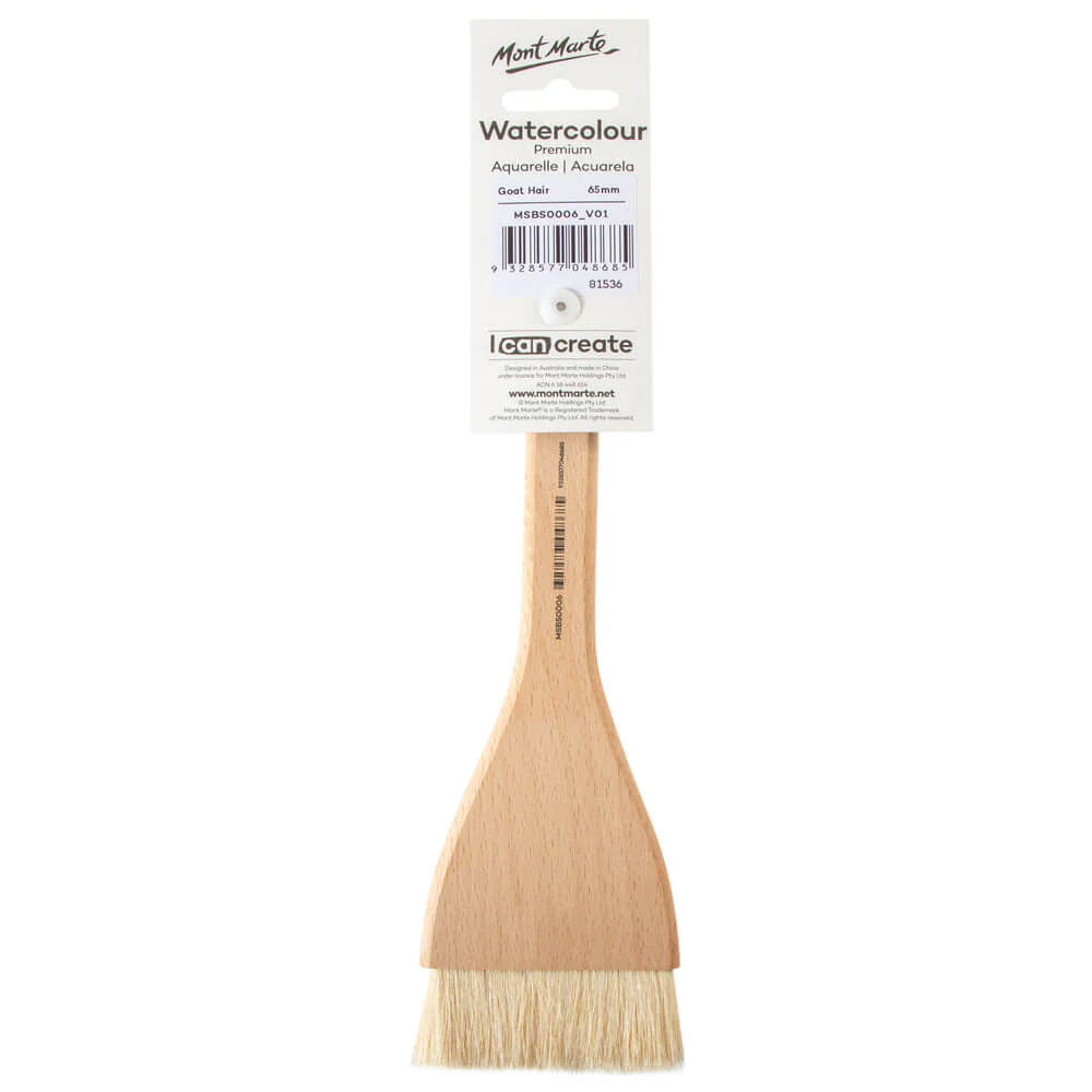 Watercolour Goat Hair Brush Premium 65mm - Image 8