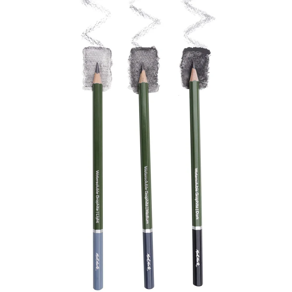 Watersoluble Graphite Pencils Signature 5pc - Image 3