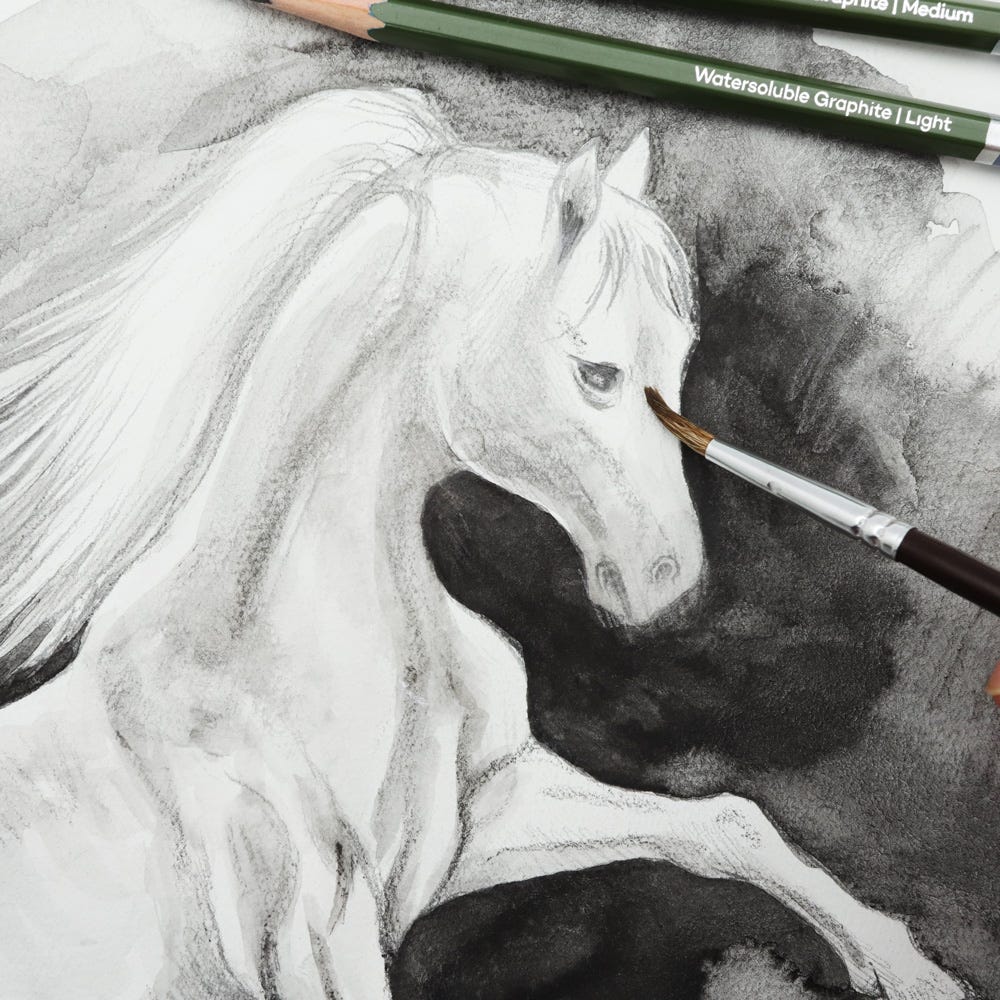 Watersoluble Graphite Pencils Signature 5pc - Image 7