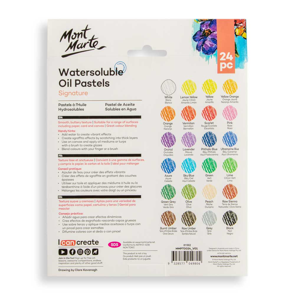 Watersoluble Oil Pastels Signature 24pc - Image 5
